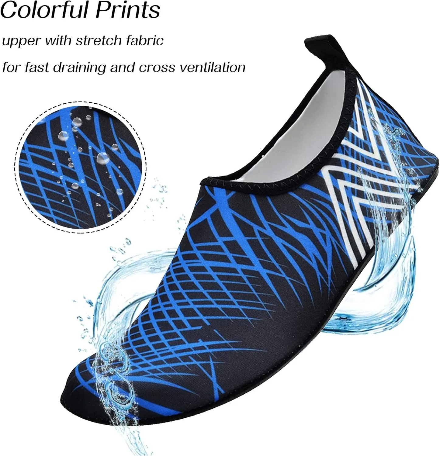 Adult Water Shoes Men Size 10.5 Surf Pool Hiking Diving Walking Hiking