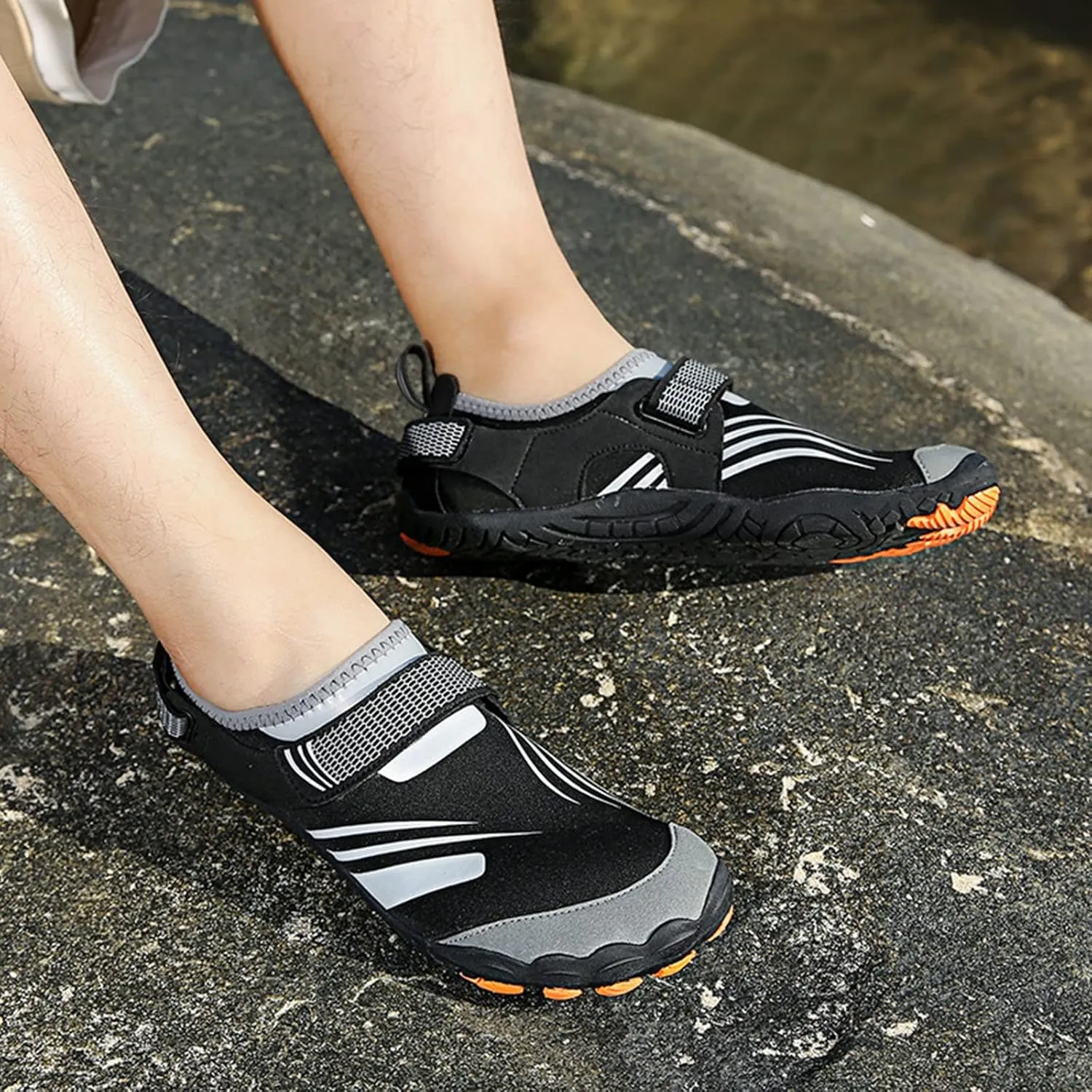 Adult Water Shoes Men Size 10.5 Surf Pool Hiking Diving Walking Hiking