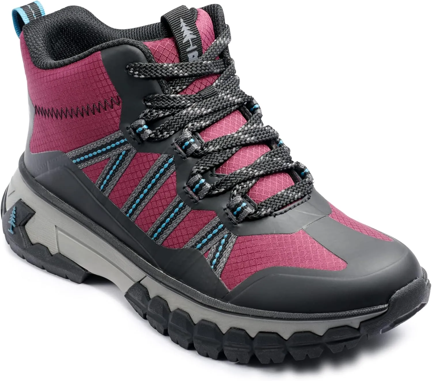 BASS OUTDOOR Women's Peak Webbing Hiker M Ankle Boot