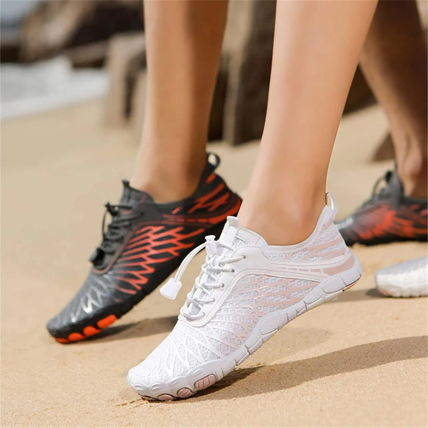Breathable Barefoot Shoes for Women Men Breathable Waterproof Water Shoes, Lightweight Quick Dry Minimalist Footwear Zero Drop Trail Running Boots Footwear with Non-Slip Sole & Wide Toe Box