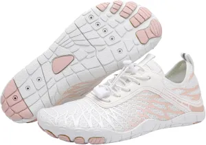 Breathable Barefoot Shoes for Women Men Breathable Waterproof Water Shoes, Lightweight Quick Dry Minimalist Footwear Zero Drop Trail Running Boots Footwear with Non-Slip Sole & Wide Toe Box