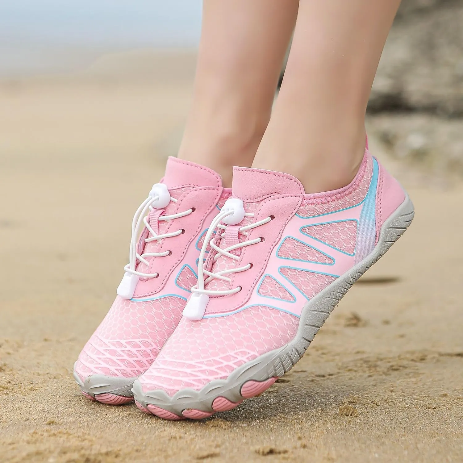 Canbebig Mens Barefoot Shoes Womens Water Shoes Non-Slip Healthy Breathable Sneakers Quick Dry Hiking Shoe Minimalist Athletic Shoe