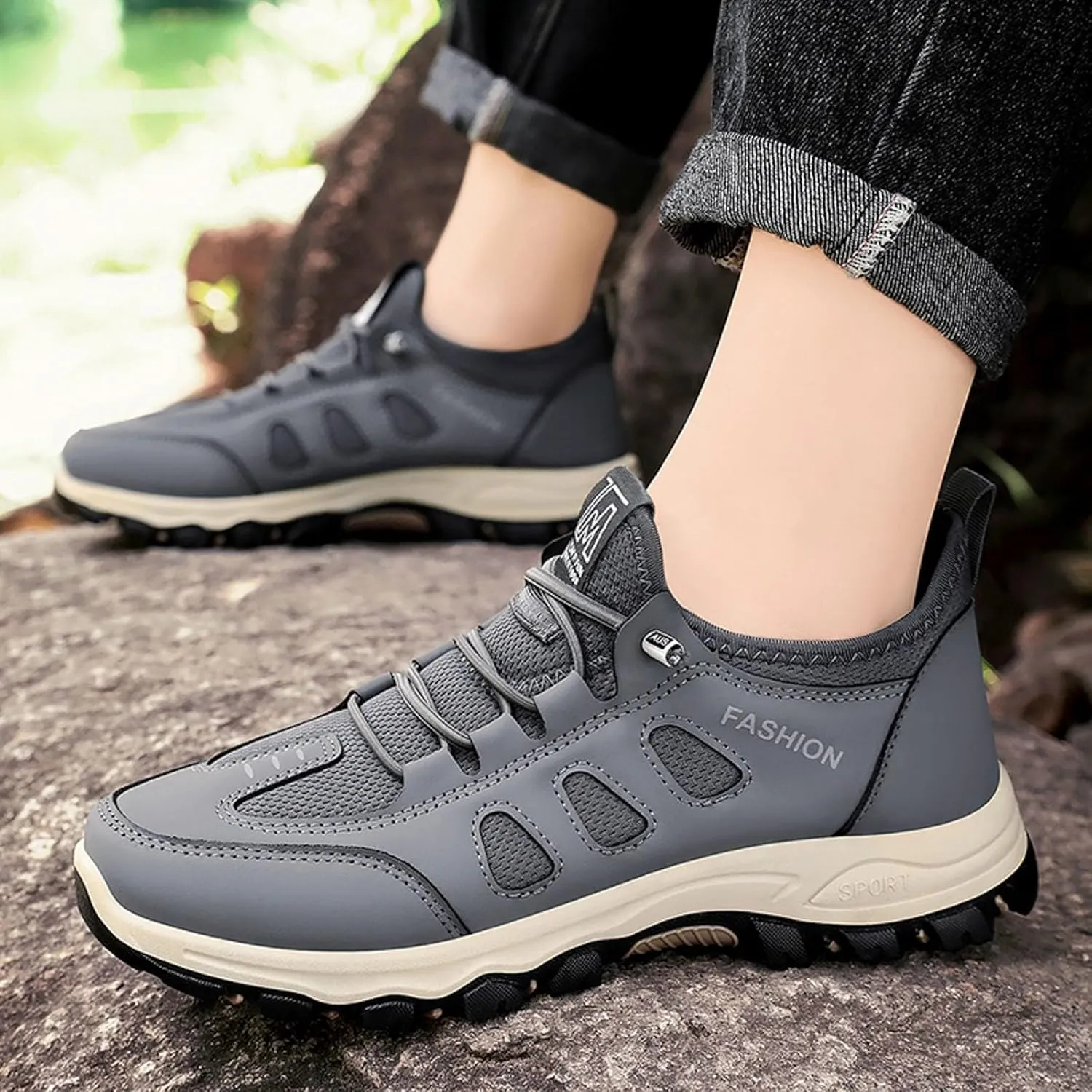 Casual Shoes for Men Casual Hiking Mountaineering Traveling Driving Street Shoes