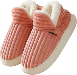 Christmas Slippers for Women Memory Foam Fuzzy Cute Furry Fleece Slippers Warm Plush Slip on Indoor Outdoor
