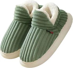 Christmas Slippers for Women Memory Foam Fuzzy Cute Furry Fleece Slippers Warm Plush Slip on Indoor Outdoor