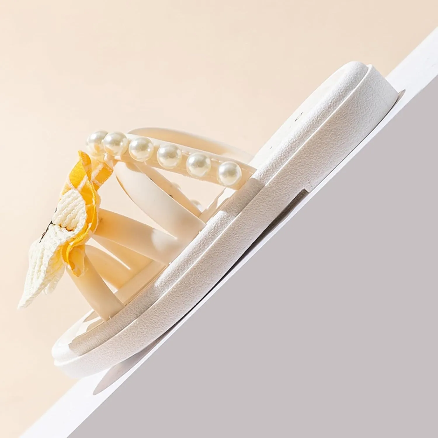 Classic Open Toe Flat Sandals Children Shoes Comfortable Soft Soled Slippers Fashionable Flower Pearl Beach Sandals And Slippers