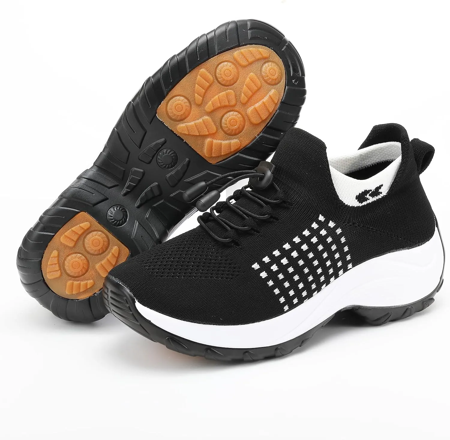 Comfort Wear Orthowear Shoes for Women Men Orthopedic Cushion Shoes Anti-Slip Air Nurse Shoe Breathable Mesh Fashion Sneakers for Women Plantar Fasciitis Unisex Adjustable Elastic Strap Trainers
