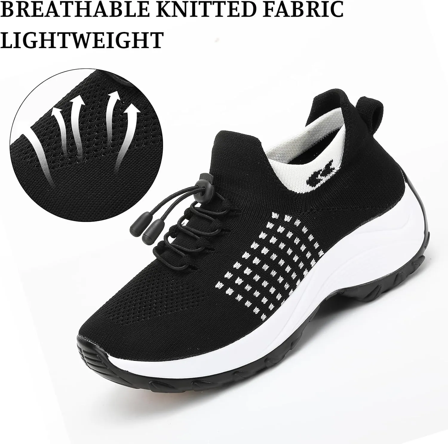 Comfort Wear Orthowear Shoes for Women Men Orthopedic Cushion Shoes Anti-Slip Air Nurse Shoe Breathable Mesh Fashion Sneakers for Women Plantar Fasciitis Unisex Adjustable Elastic Strap Trainers