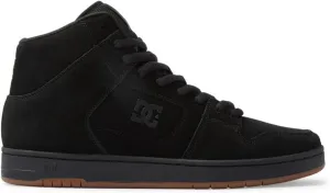 DC Men's Manteca 4 Hi High Top Casual Skate Shoe Sneaker, Black/Black/Gum, 4