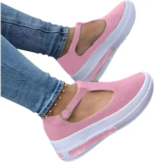 Eduavar Sandals for Women Casual, Sandals Women Summer Beach Sandals Black Sandals Flat Slippers Ring Toe Sandals