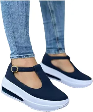Eduavar Sandals for Women Casual, Sandals Women Summer Beach Sandals Black Sandals Flat Slippers Ring Toe Sandals