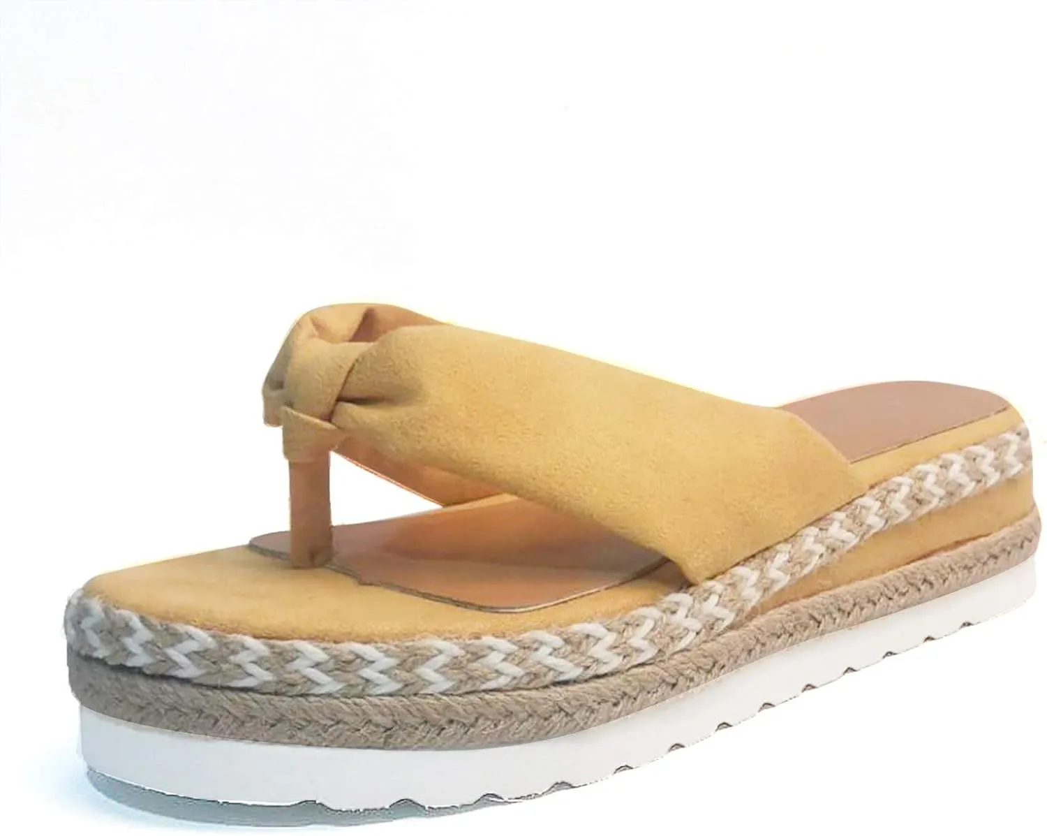 Eduavar Sandals for Women Dressy Summer, Women's Sandals Summer Beach Breathable Sandals Flip Flops Comfy Platform Sandals