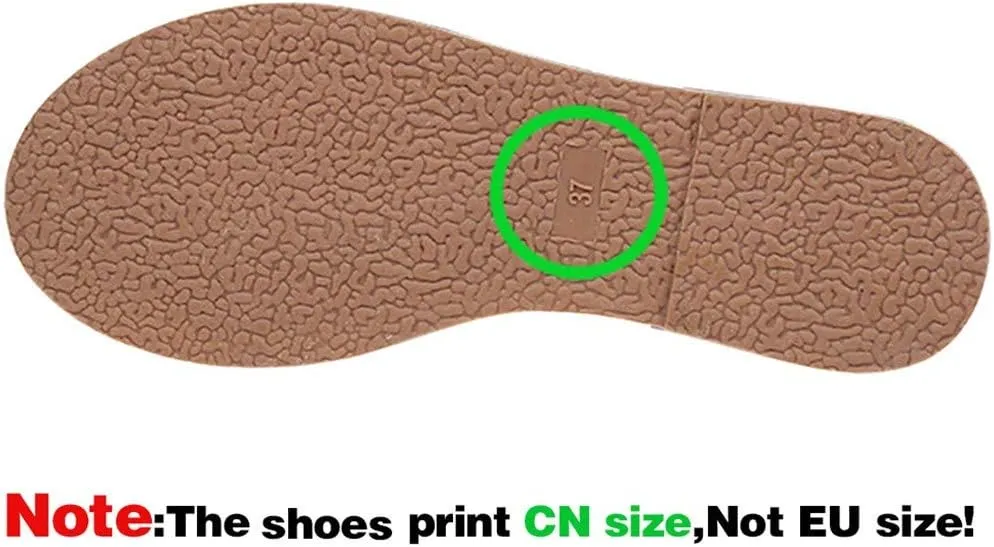Eduavar Sandals Women Dressy Summer, Womens Sandals Dressy Hollow Sole Platform Sandals Casual Round Toe Walking Shoes