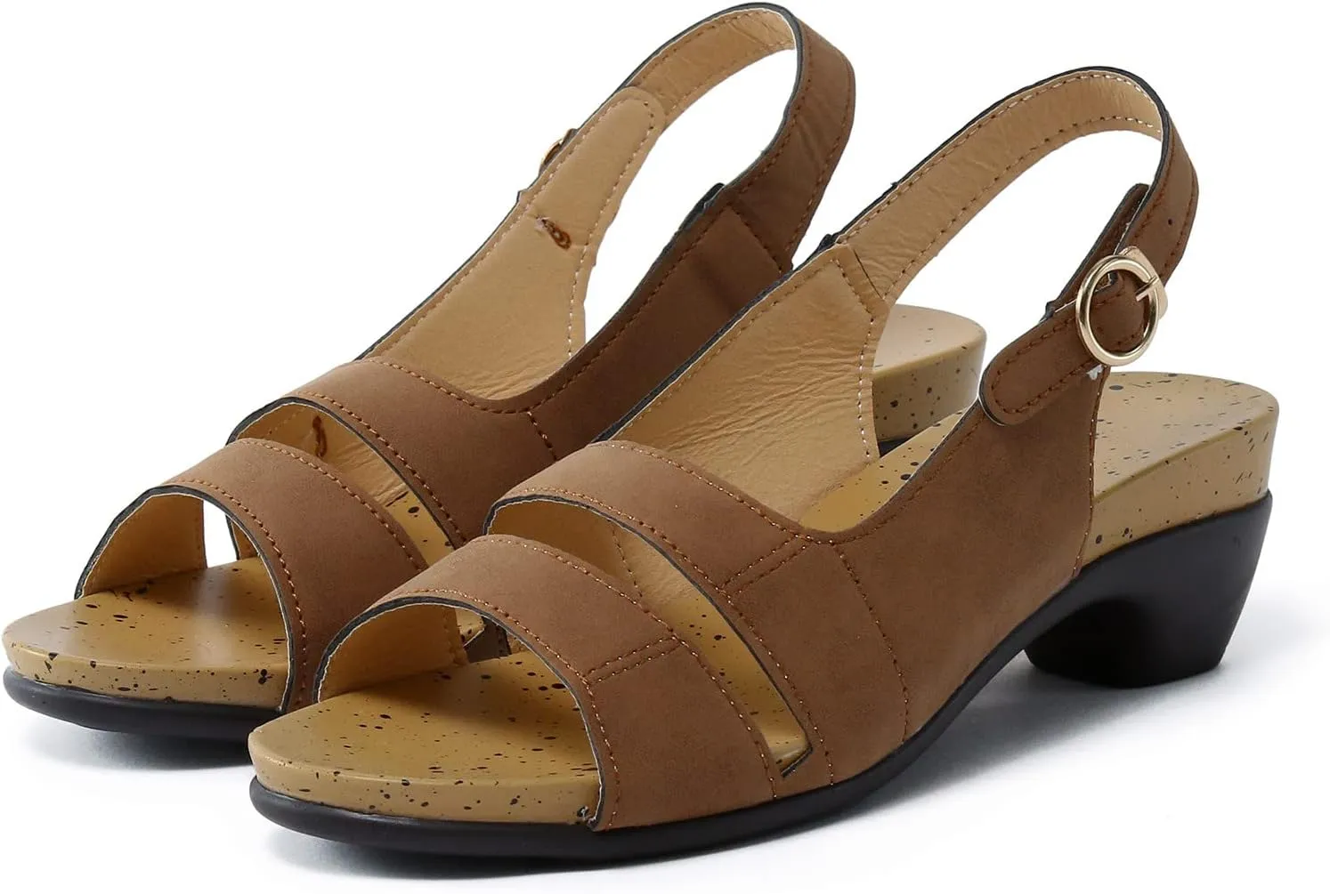 Eduavar Sandals Women Dressy Summer, Women's Sandals Wedge Sandals Ultra-Comfy Breathable Sandals Orthotic Sandals Women
