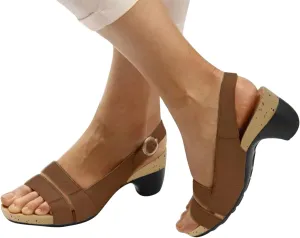 Eduavar Sandals Women Dressy Summer, Women's Sandals Wedge Sandals Ultra-Comfy Breathable Sandals Orthotic Sandals Women
