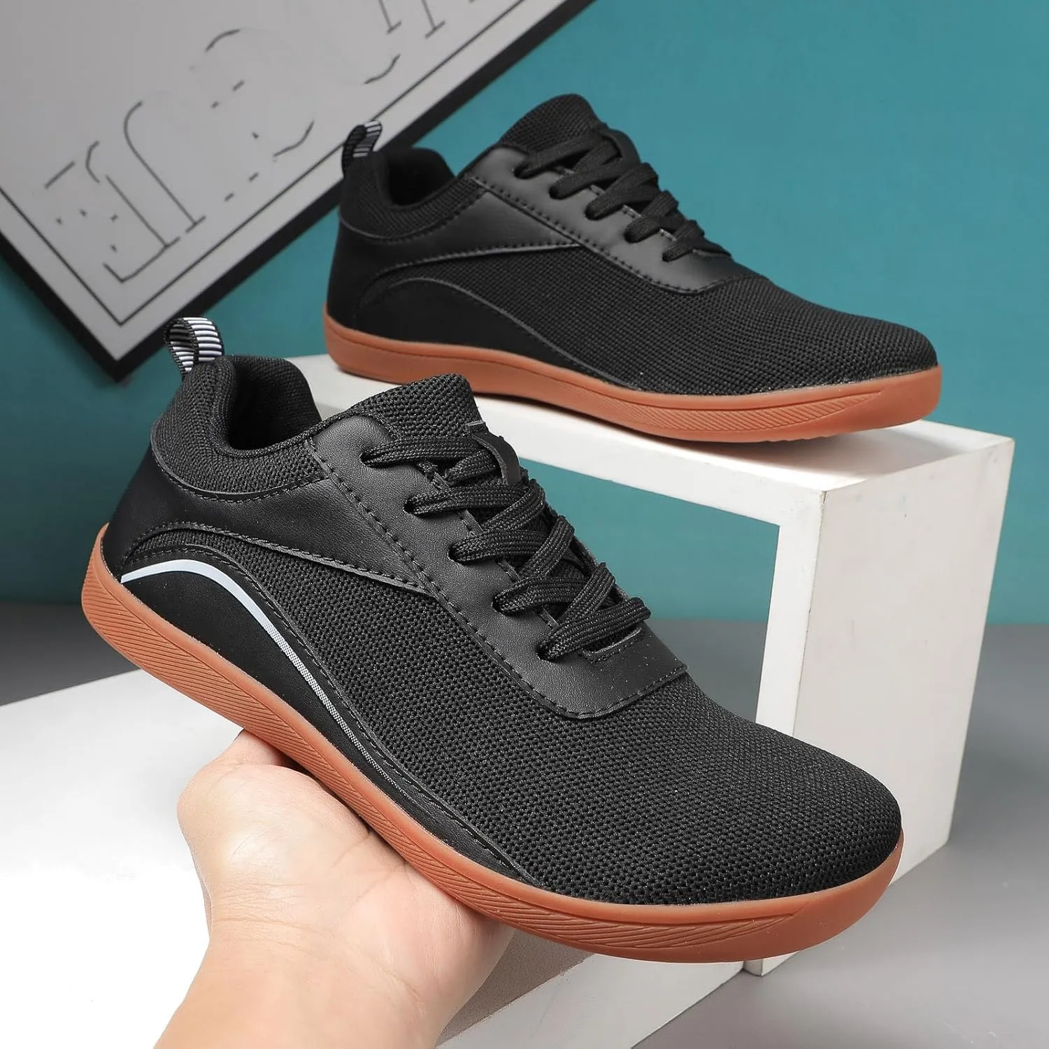 Fashion Sport Shoes for Men Breathable and Light Outdoor Comfy Walking Shoe Men's Lightweight Cushion Sneakers