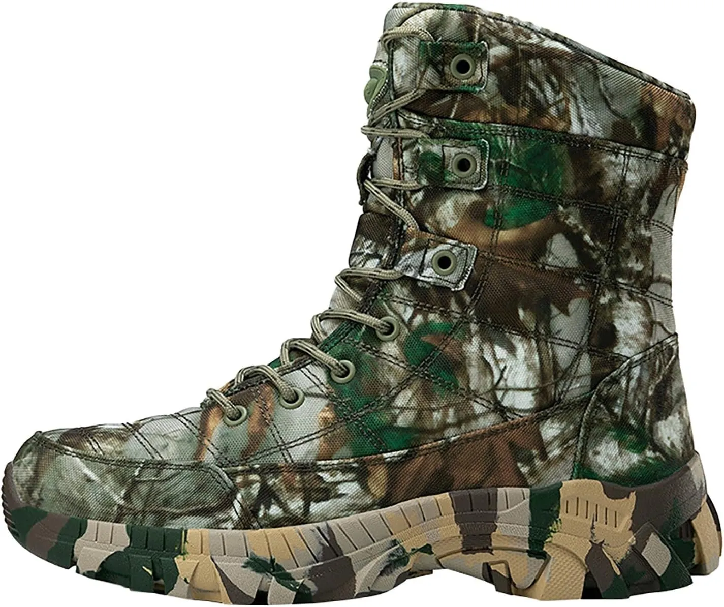 Fashion Spring and Summer Men Hiking Shoes Comfortable High Top Hiking Boot with Arch Support Lace up Breathable Outdoor Sport Shoes for Men