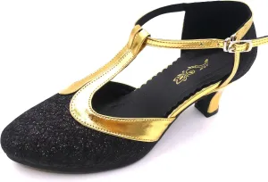 Flapper Shoes for Women 1920s Dance Shoes Vintage Ballroom Salsa Latin Wedding Party Dancing Heels