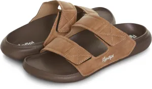 Floopi Flip Flops for Men with Double Straps Men Beach Sandals With Heal and Arch Support Comfort Fit Men Slides with Indoor & Outdoor Anti Skid Soles