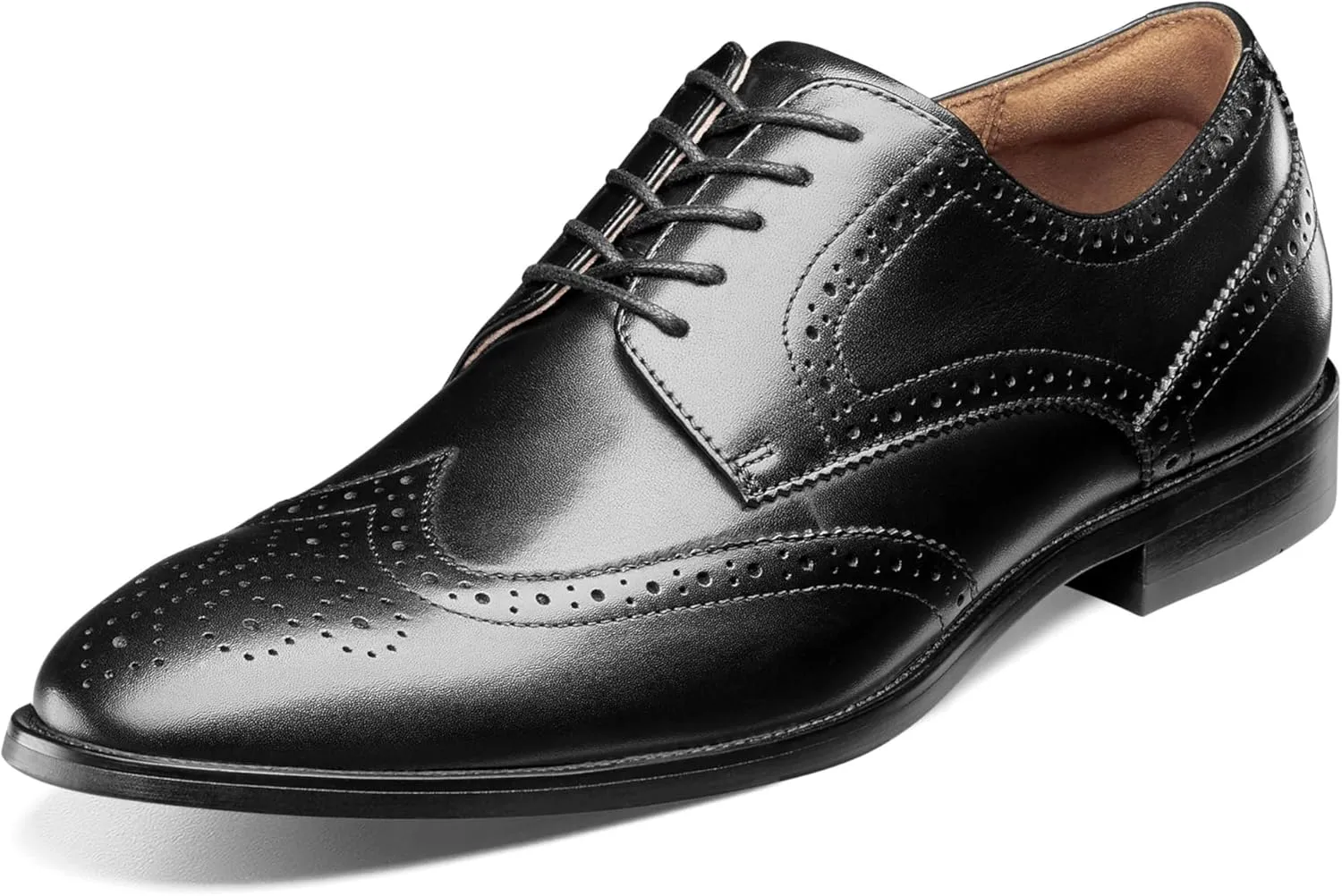 Florsheim Men's Rubano Wt Shoes Oxford, Black/Black, 7.5 M