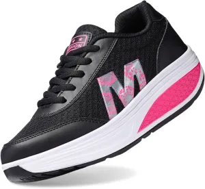Flying Weaving Sneakers Women 2023 Fall and Winter New Korean Fashion Round Head Lace Up Casual Shoes Thick Bottom Running Shoes Women Walking