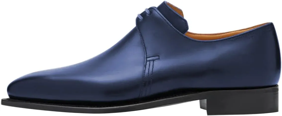 FSJ Men's Lace Up Formal Modern Oxford Dress Shoes Wing Tips Square Toe Casual Business Formal Shoes Size 4-16 US