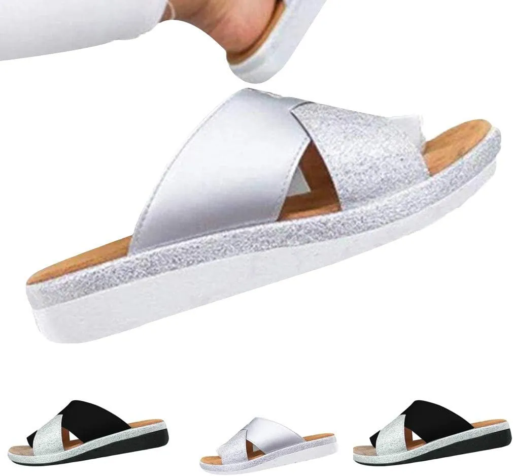 Gibobby Women's Sandals 2019 New Women Comfy Platform Sandal Shoes Summer Beach Travel Shoes Fashion Ladies Shoes
