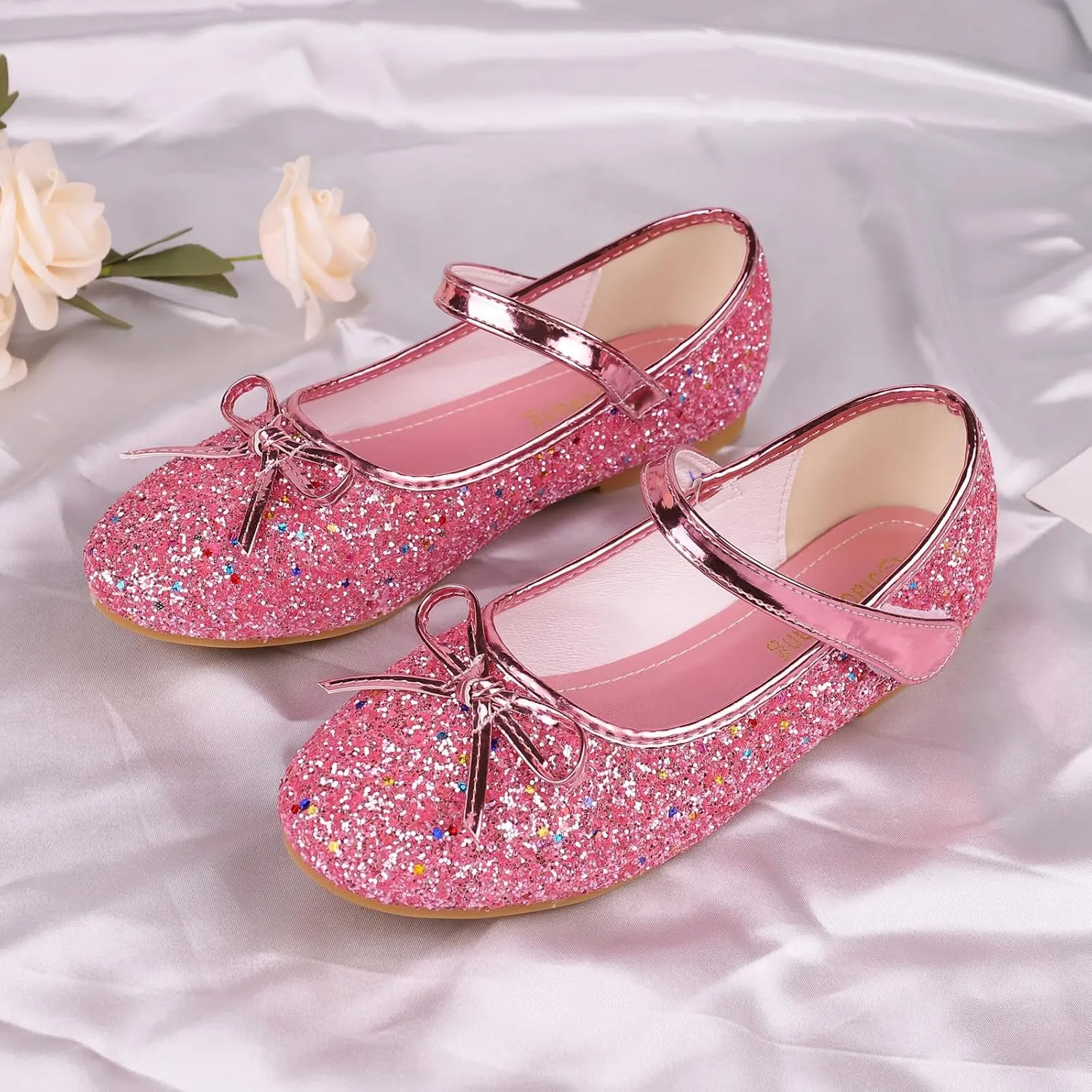 Girls Dress Mary Jane Ballet Flats Low Heels Princess Shoes