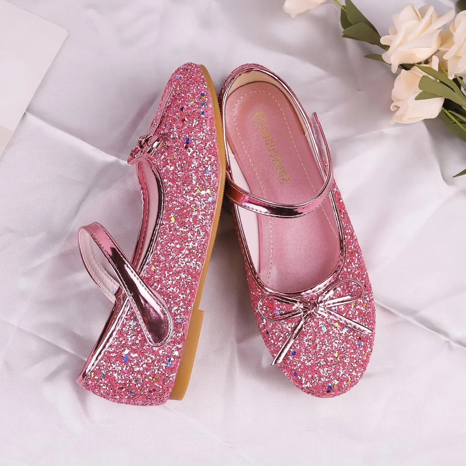 Girls Dress Mary Jane Ballet Flats Low Heels Princess Shoes