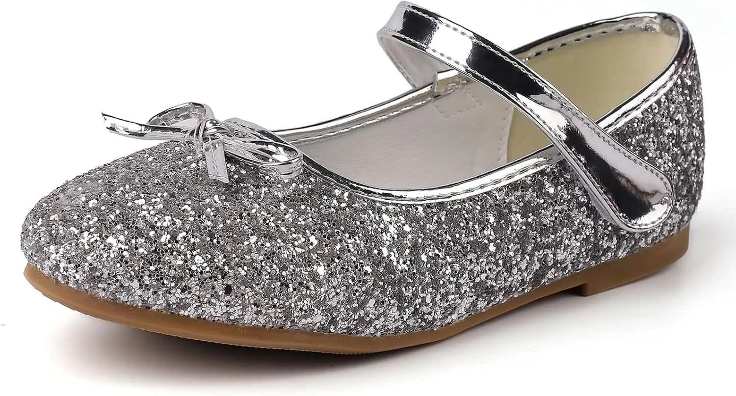 Girls Dress Mary Jane Ballet Flats Low Heels Princess Shoes