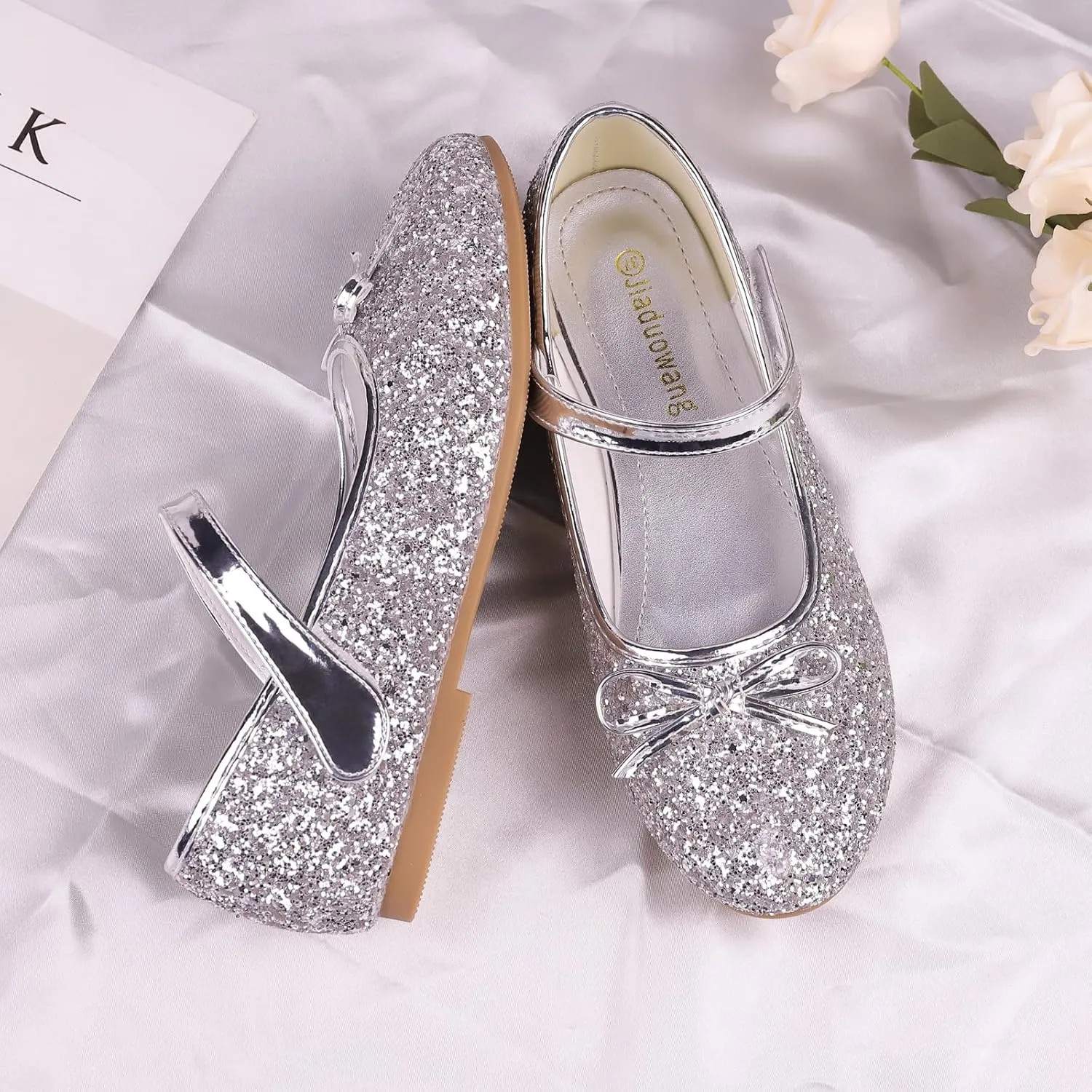 Girls Dress Mary Jane Ballet Flats Low Heels Princess Shoes