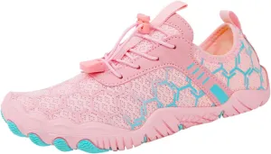 Grounding Shoes for Women Men Non-Slip Quick Dry Barefoot Shoes Unisex Wide Toe Athletic Outdoor Hiking Footwear Lightweight Beach Swim Aqua Pool Sneaker