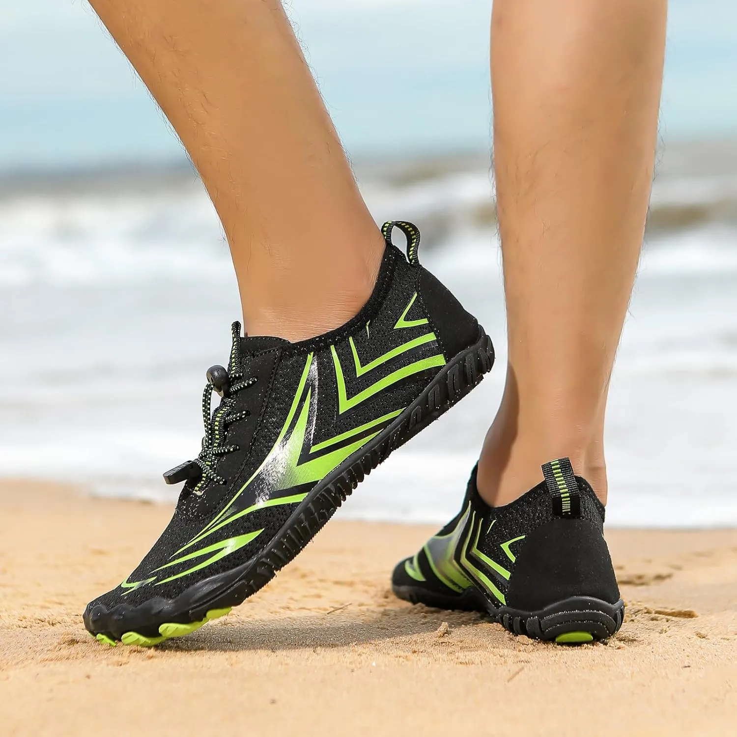 Grounding Shoes for Women Men Quick Dry Barefoot Footwear Unisex Non-Slip Wide Toe Box Footwear Fashion Lightweight Breathable Outdoor Sneakers Swim Pool Beach Hiking Shoes