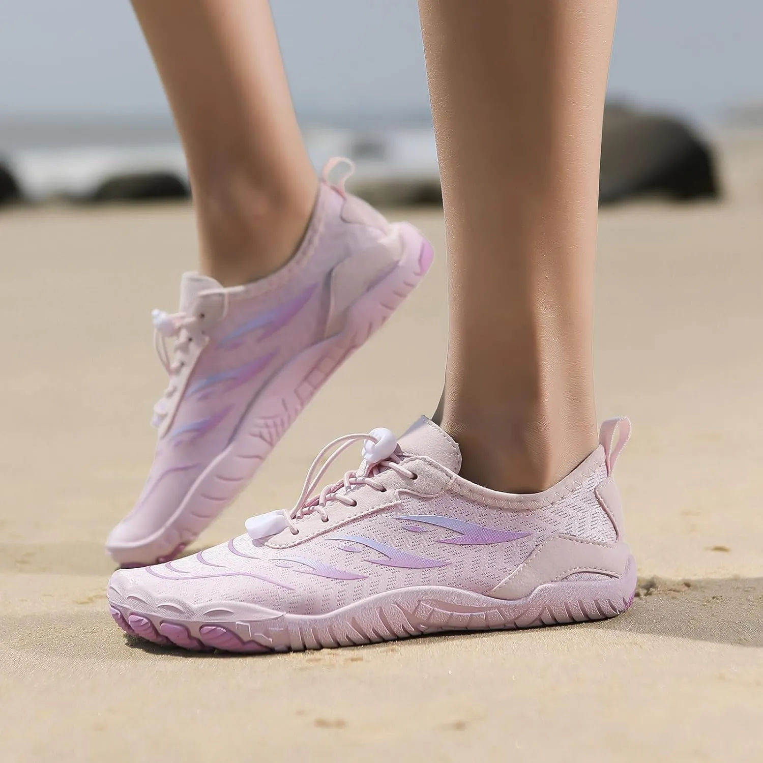 Grounding Shoes for Women Wide Toe Hike Barefoot Water Shoes Men Pro-Healthy & Non-Slip Quick Dry Footwear Lightweight Breathable Running Walking Sneakers Unisex
