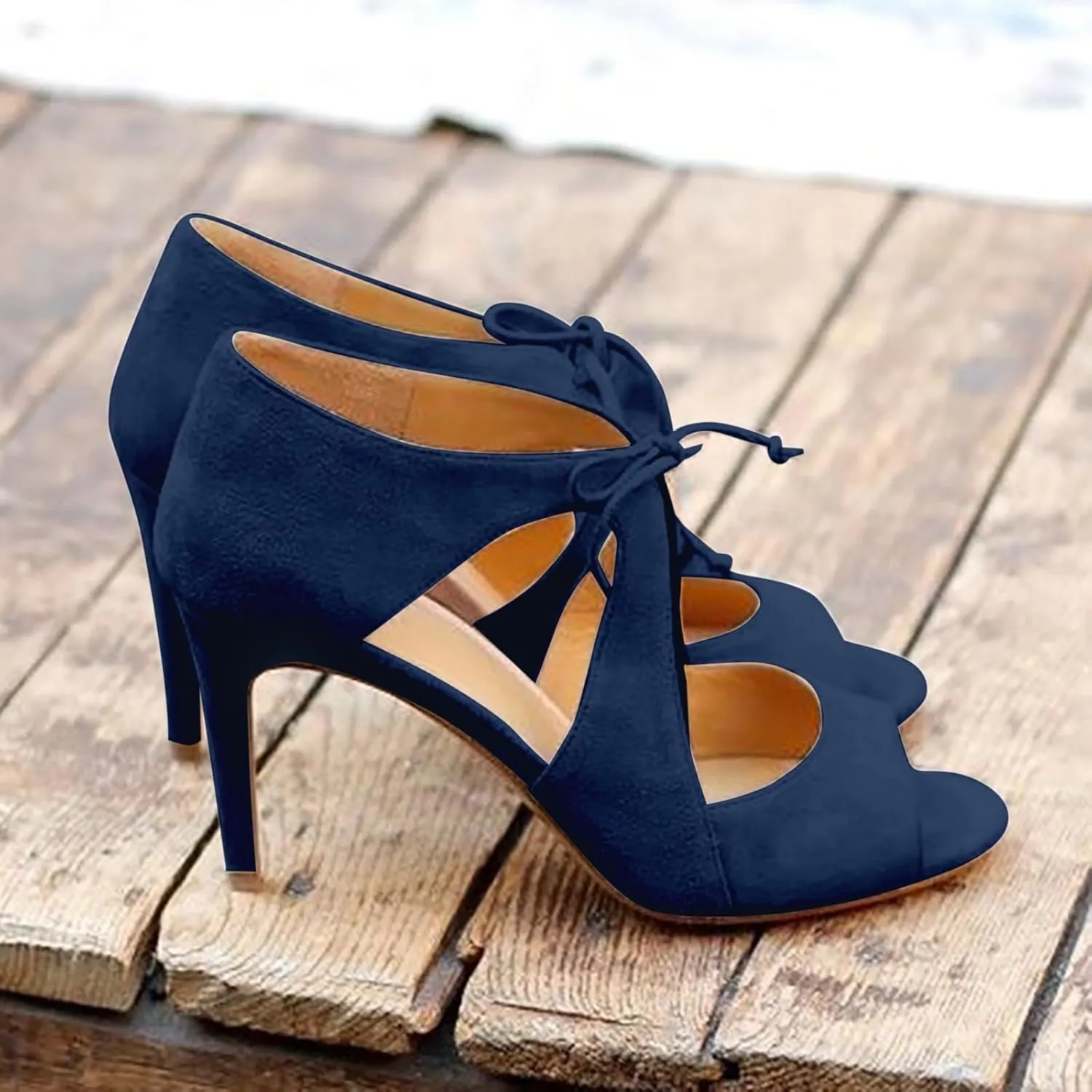 High Heels for Women Ankle Strap Platform Stiletto Heels Open Toe High Heel Sandals Buckle Party Dance Dressy Shoes