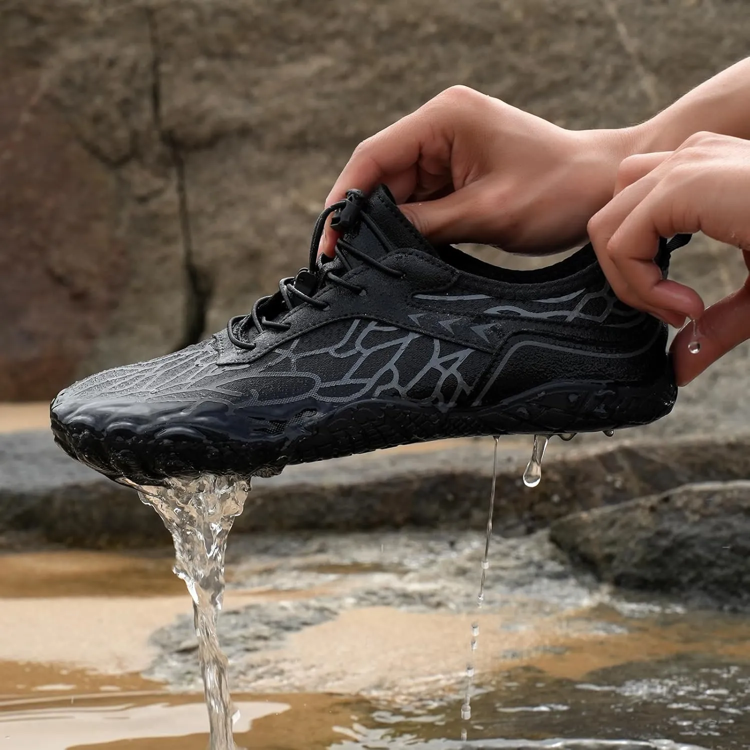 Hike Barefoot Footwear Womens Mens,Non-Slip Outdoor Unisex Lightweight Pro Barefoot Shoes Outdoor Healthy Wide Toe Box Shoes Hiking Breathable Quick Dry Trail Running Shoe