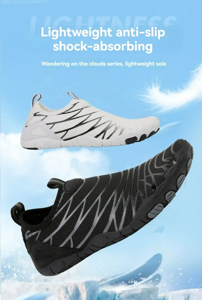 Hike Barefoot Shoes for Women Breathable Non-Slip Athletic Footwear Lightweight Wide Toe Box Grounded Footwear Beach Pool Swim Shoe Comfy Walking Sneaker