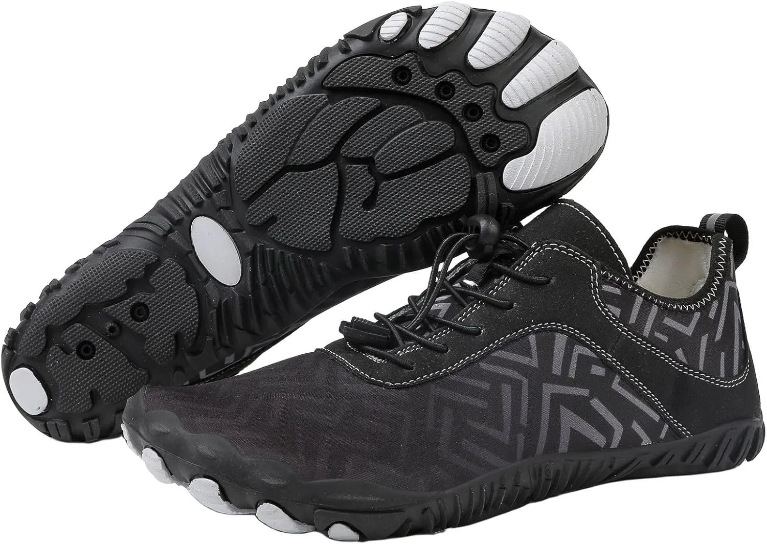 Hike Barefoot Shoes Womens Mens Anti-Slip Grounded Footwear Unisex Quick-Dry Wide Toe Box Healthy Breathable Sneaker Beach Pool Aqua Swim Surf Walking Hiking Shoes