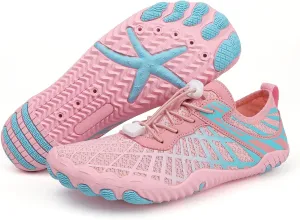 Hiking Barefoot Shoes for Women Men,Pro-Healthy&Non-Slip Water Shoes Footwear, Wide Toe Waterproof Trail Running Footwear,Beach Pool Aqua Swimming Sur Fitness Barefoot Wear Unisex