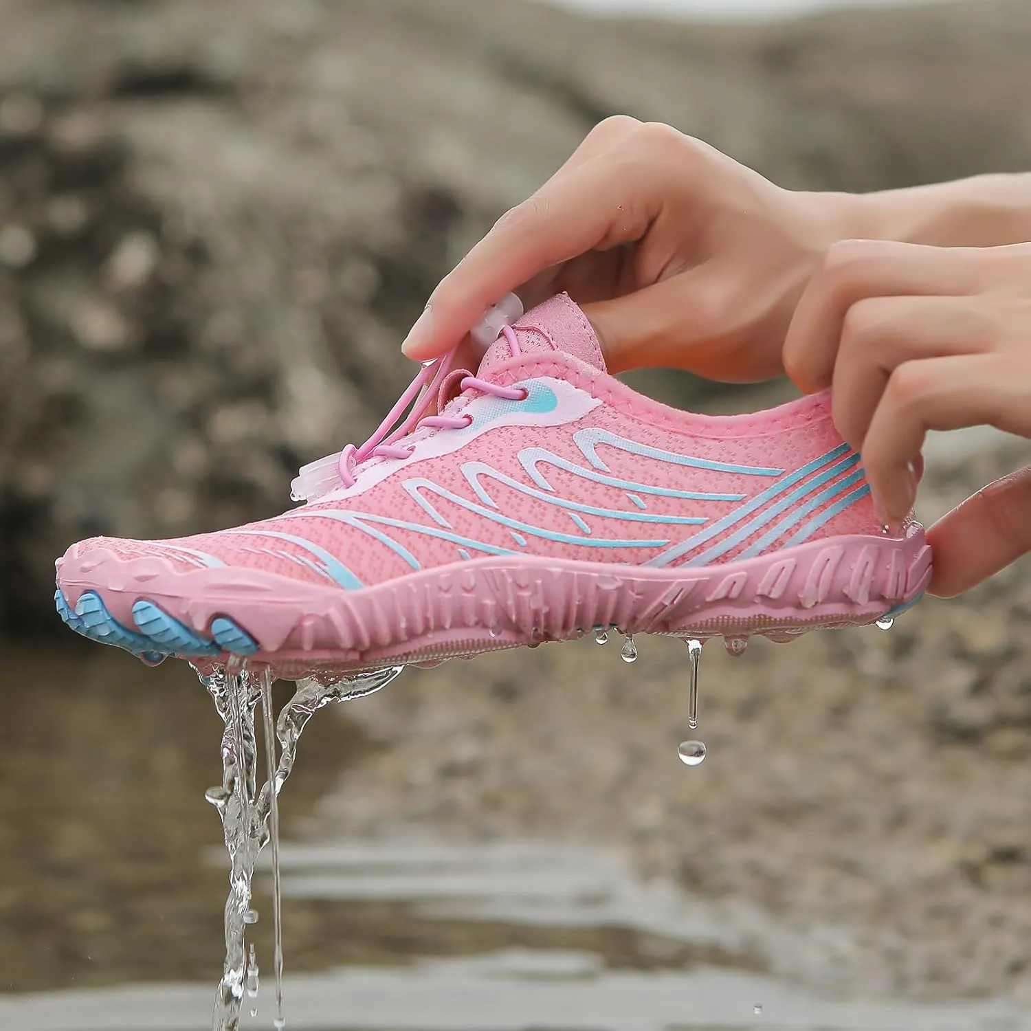 Hiking Footwear Barefoot Womens Mens Hike Barefoot Shoes Footwear Pro Barefoot Shoes with Wide Toe Box Healthy & Non-Slip Barefoot Shoes Unisex Quick Dry Zero Drop Trail Running Shoes Sneakers