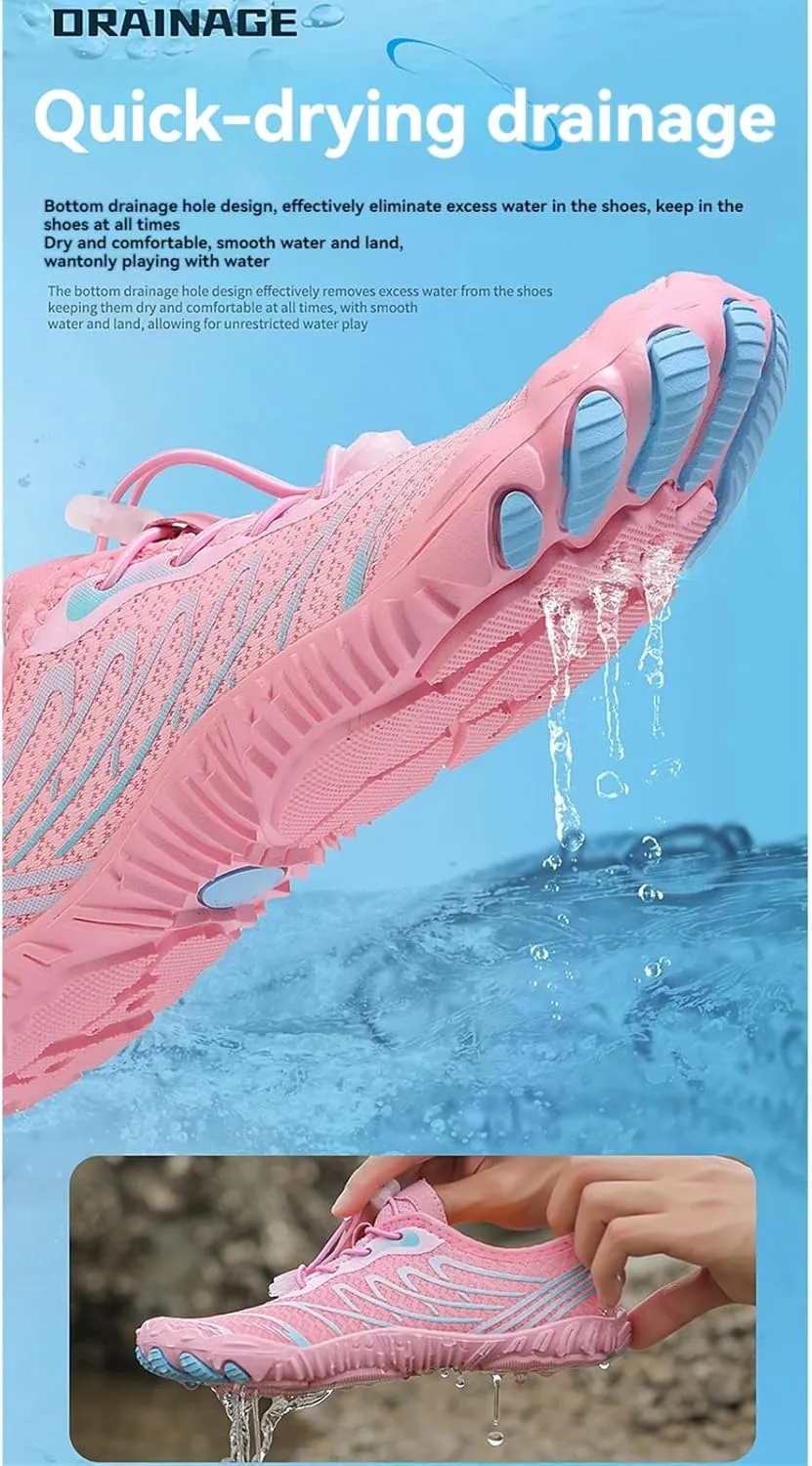Hiking Footwear Barefoot Womens Mens Hike Barefoot Shoes Footwear Pro Barefoot Shoes with Wide Toe Box Healthy & Non-Slip Barefoot Shoes Unisex Quick Dry Zero Drop Trail Running Shoes Sneakers