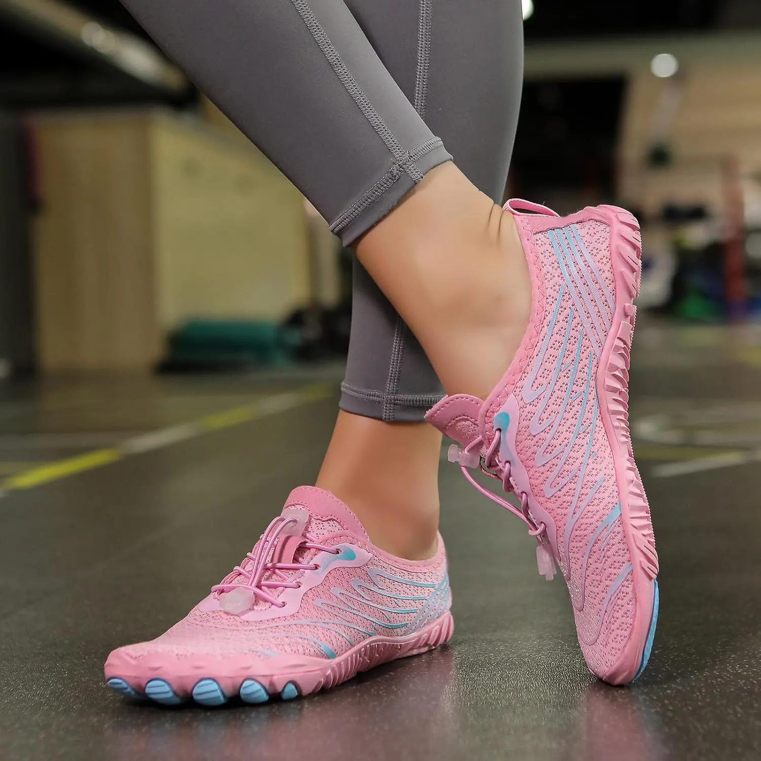 Hiking Footwear Barefoot Womens Mens Hike Barefoot Shoes Footwear Pro Barefoot Shoes with Wide Toe Box Healthy & Non-Slip Barefoot Shoes Unisex Quick Dry Zero Drop Trail Running Shoes Sneakers