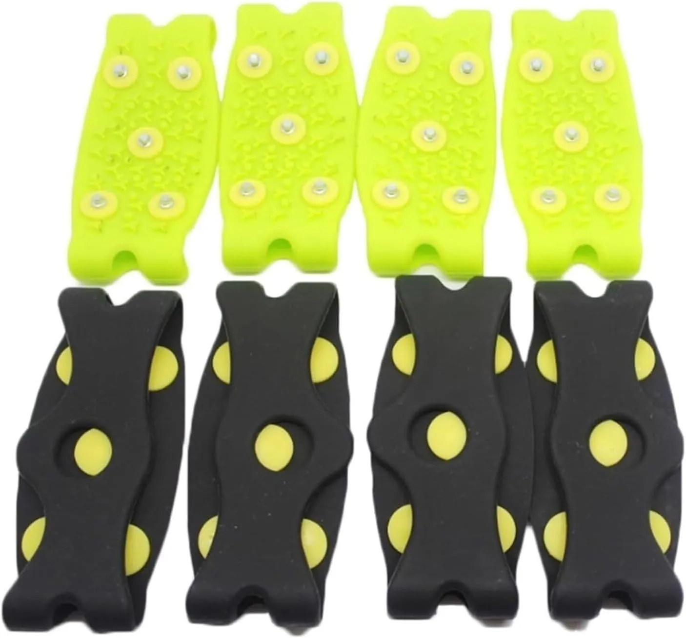 Ice Snow Grips Ice Cleats 1 Pair 5Stud Snow Claw Climbing Anti Slip Spikes Grips Cleats Shoes Cover for Women Men Boots Cover