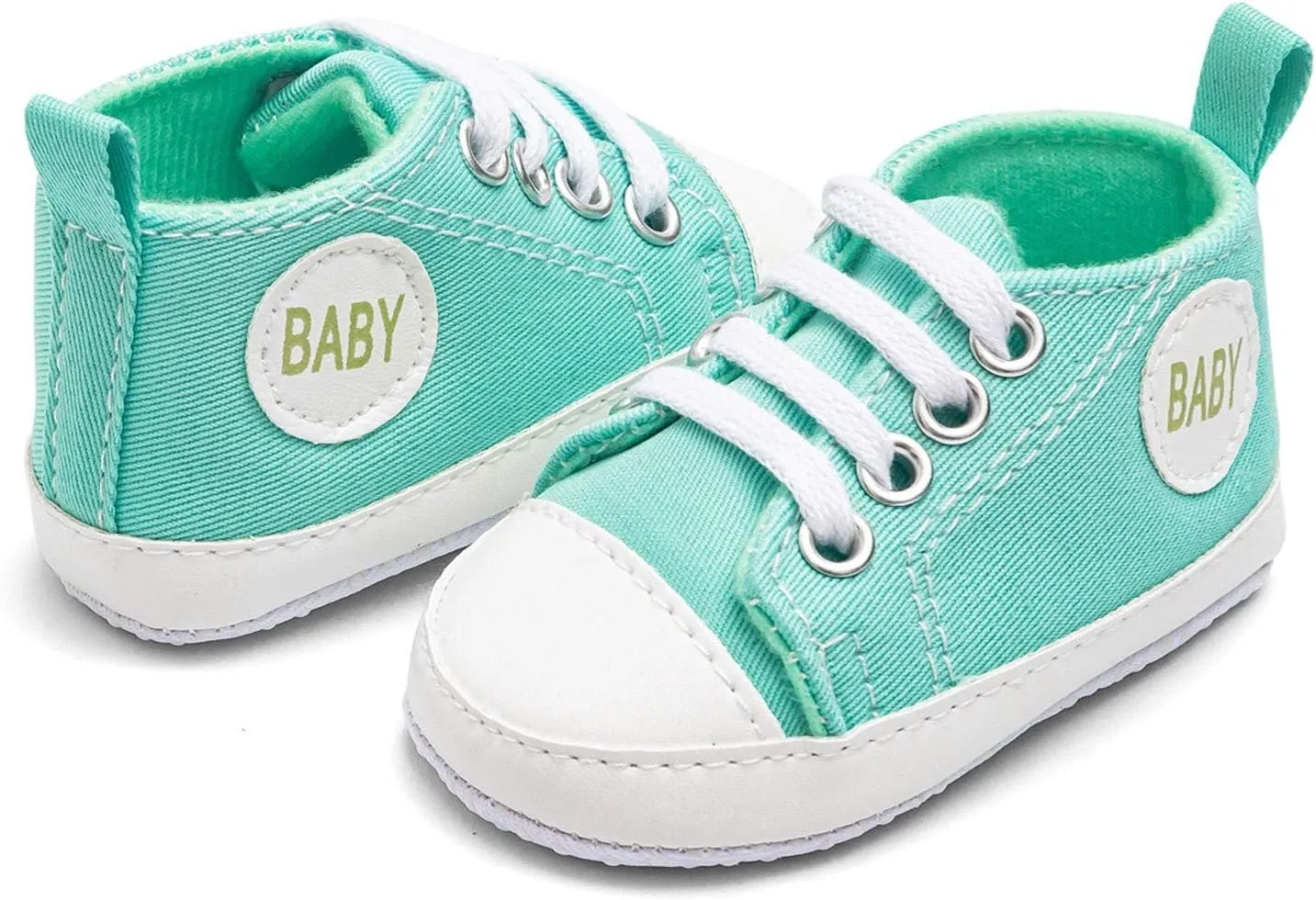 Infant Baby Girl Boy Canvas Shoes Soft Sole Shoes Ankle Sneaker Toddler Shoes First Indoor Outdoor Shoes