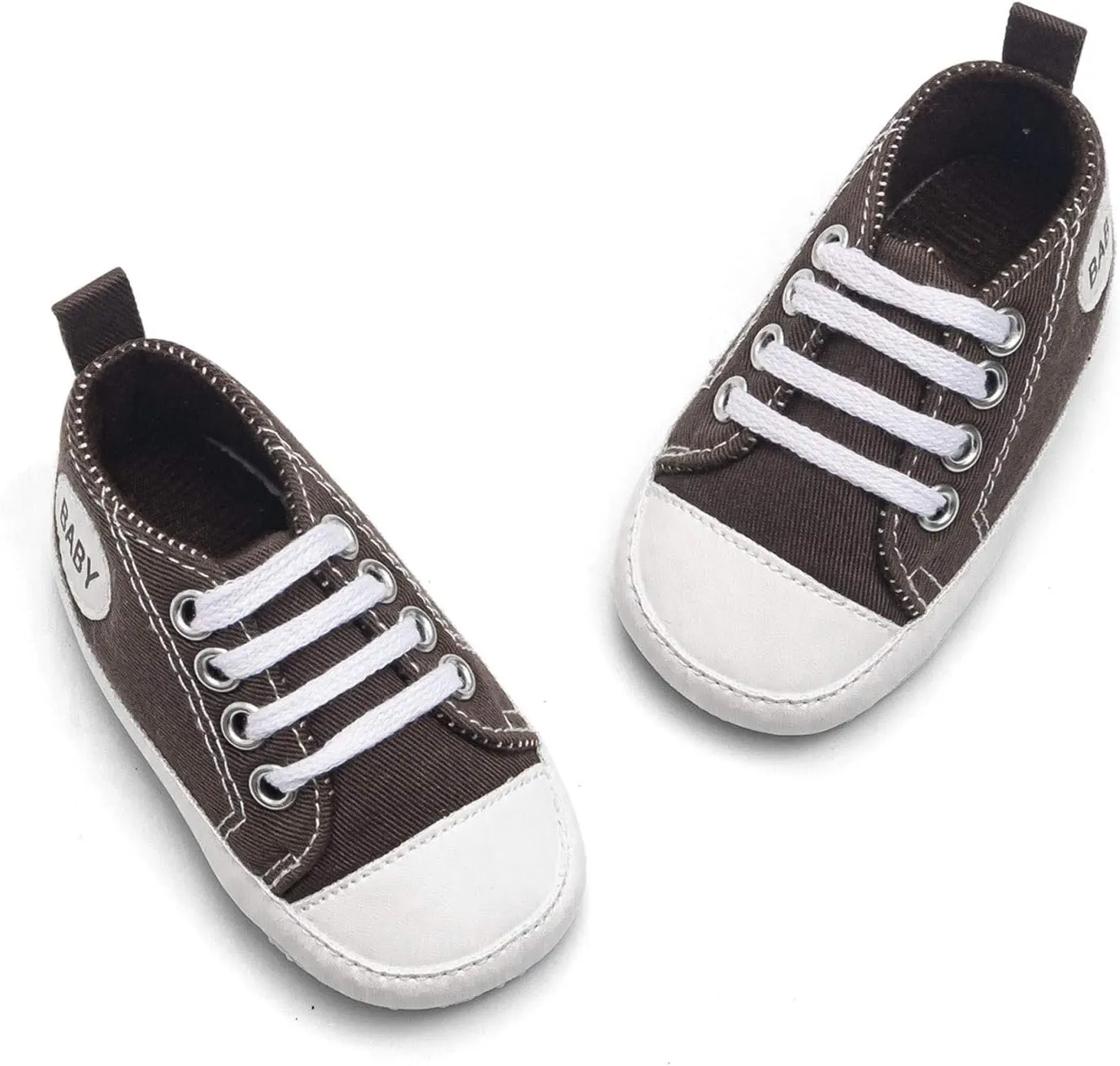 Infant Baby Girl Boy Canvas Shoes Soft Sole Shoes Ankle Sneaker Toddler Shoes First Indoor Outdoor Shoes