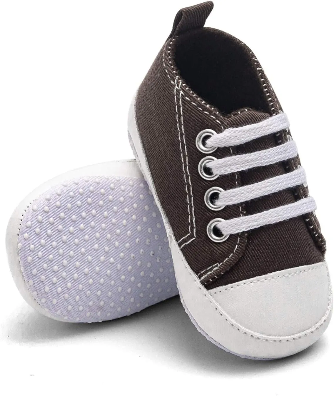 Infant Baby Girl Boy Canvas Shoes Soft Sole Shoes Ankle Sneaker Toddler Shoes First Indoor Outdoor Shoes