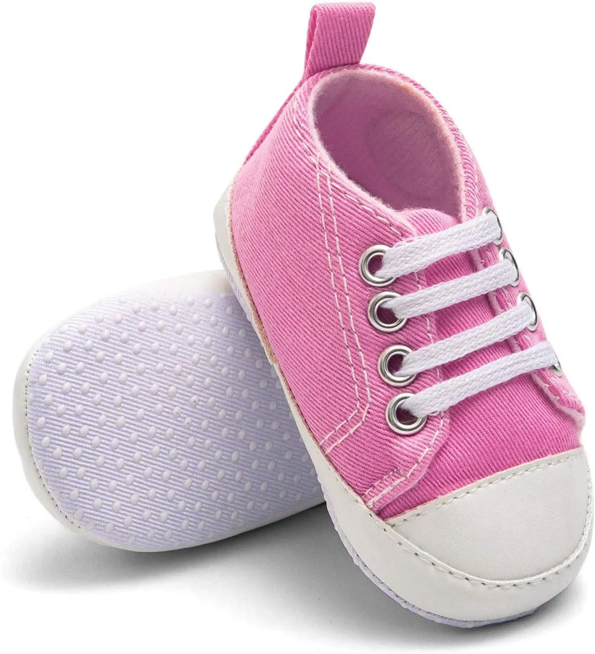 Infant Baby Girl Boy Canvas Shoes Soft Sole Shoes Ankle Sneaker Toddler Shoes First Indoor Outdoor Shoes