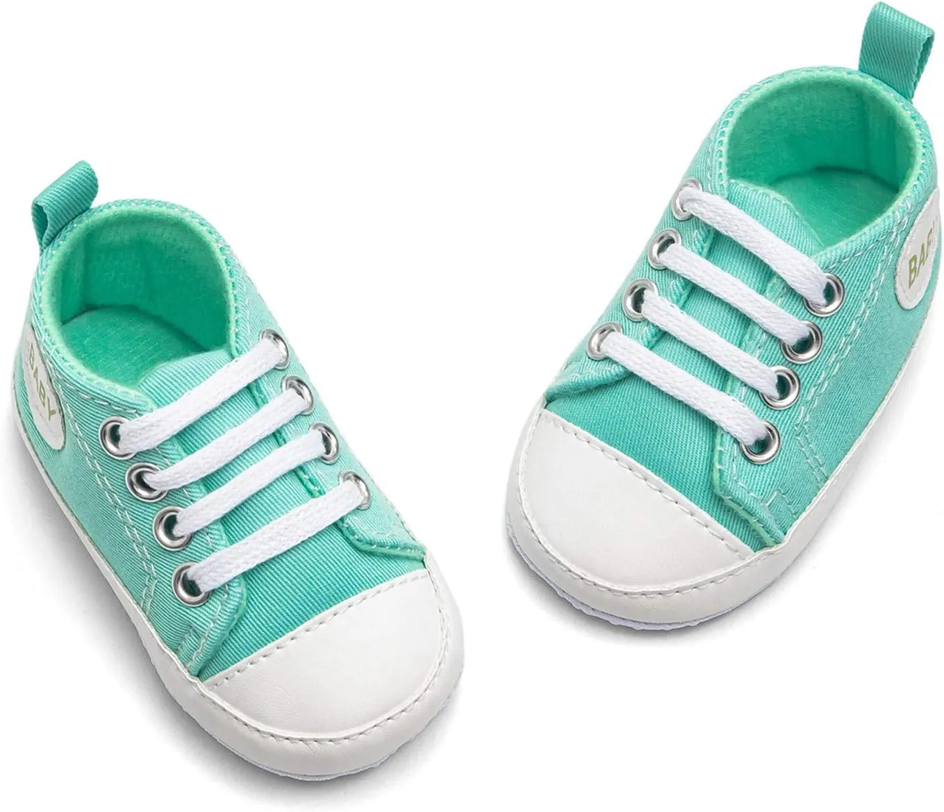 Infant Baby Girl Boy Canvas Shoes Soft Sole Shoes Ankle Sneaker Toddler Shoes First Indoor Outdoor Shoes