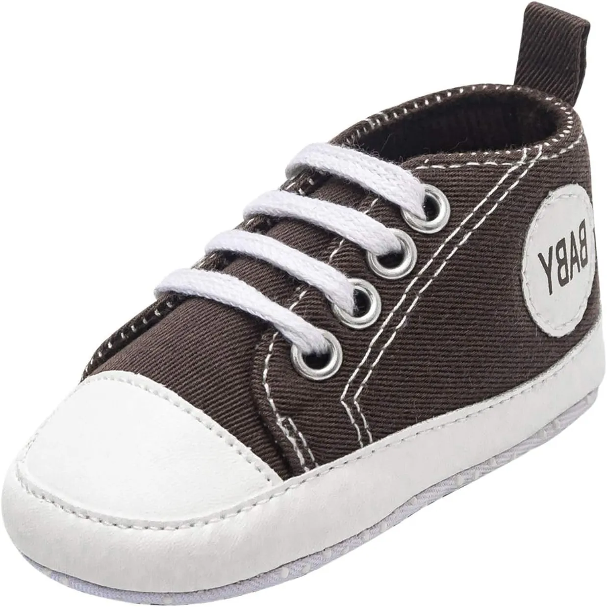 Infant Baby Girl Boy Canvas Shoes Soft Sole Shoes Ankle Sneaker Toddler Shoes First Indoor Outdoor Shoes