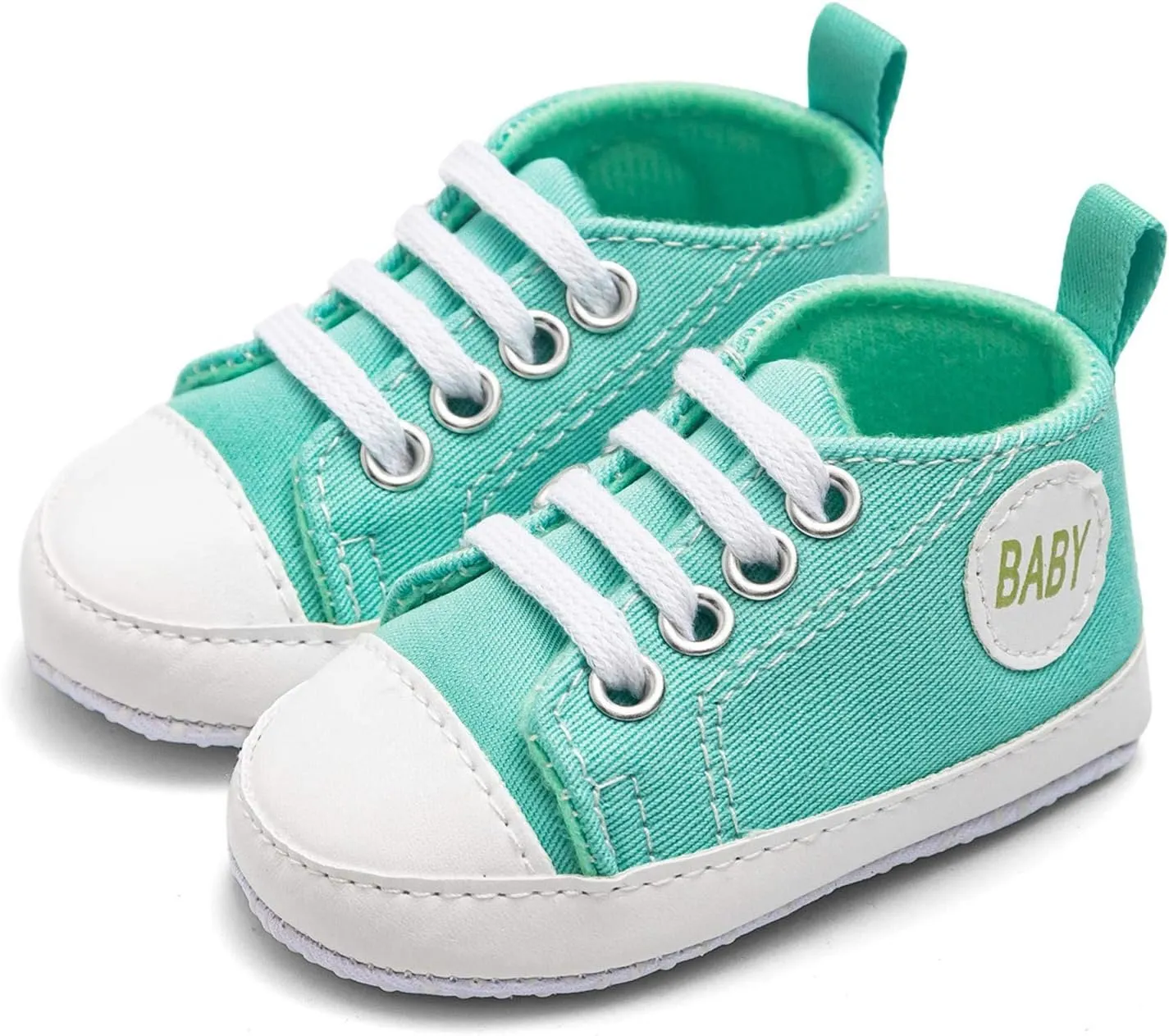 Infant Baby Girl Boy Canvas Shoes Soft Sole Shoes Ankle Sneaker Toddler Shoes First Indoor Outdoor Shoes